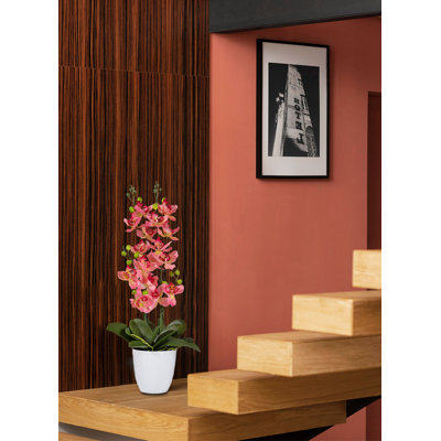 Plantes florales artificielles 26" en pot