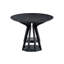 (1 table + 6 chaises) Ensemble de table de salle à manger moderne de 78,74 pouces de 7 pièces, table en bois et chaises de salon, grande table de cuisine ovale pour restaurant, noir