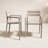 Kinsler Eucalyptus Outdoor Stackable Dining Armchair-2017865727