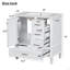 Ensemble de meuble-lavabo moderne avec lavabo 30 po, meuble-lavabo moderne avec porte à fermeture douce et 3 tiroirs, structure en bois massif-641961319