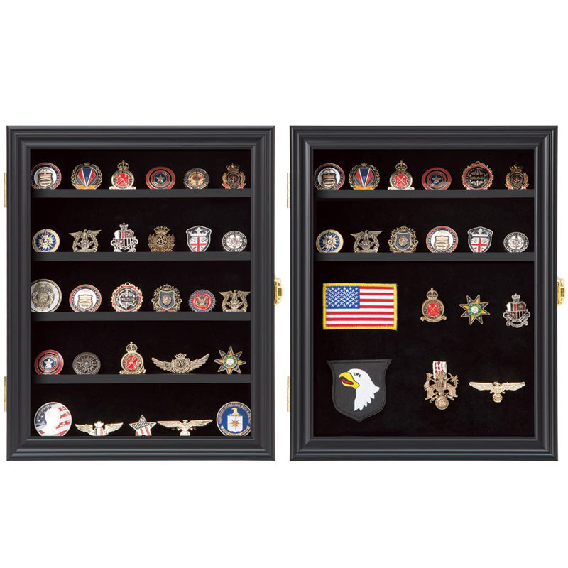 Lark Manor Bushman 4.8cm W 28.4cm D Wood Medal Holder