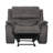 Transitional Style Glider Recliner Pillow Top Arms Welt Trim Fully Upholstered Light Primary Living Room