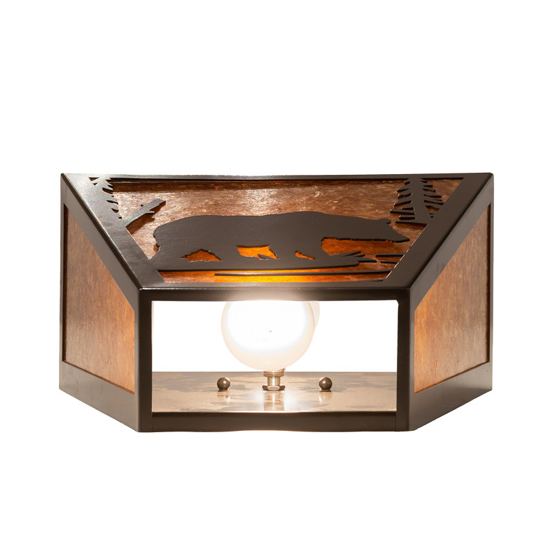 2 - Light Flush Mounted Sconce