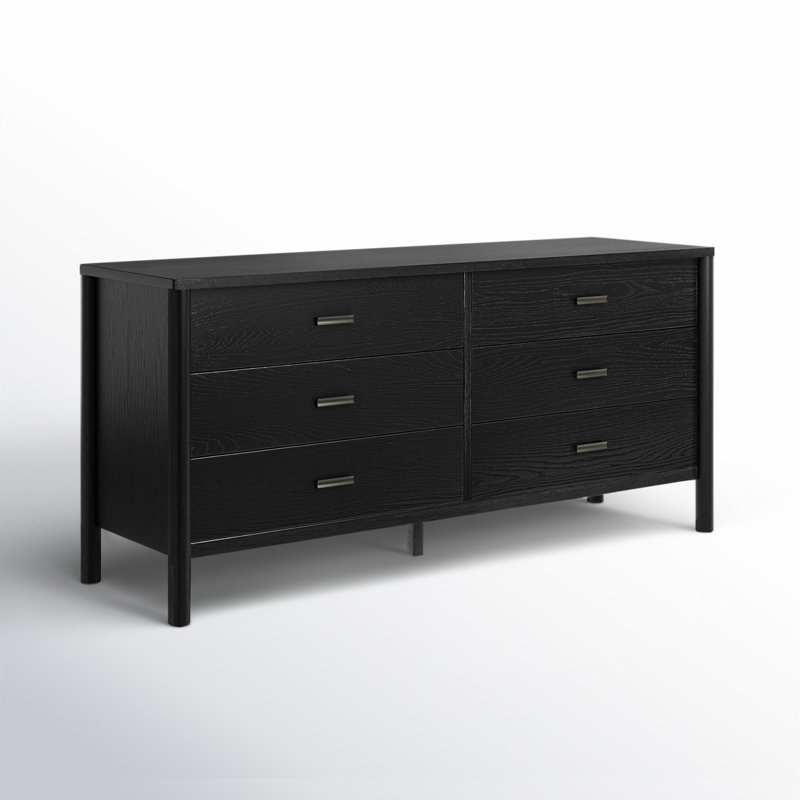 Jaylessa 6 - Drawer Dresser, Black