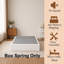 Sommier tapissier de 7 pouces pour lit King californien, base de lit haute avec housse, support robuste jusqu'à 1724 kg, sommier métallique, montage facile, silencieux-1574097359