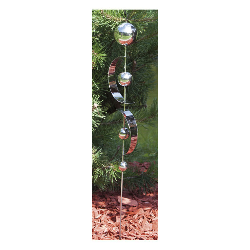 Aahaan Weather Resistant Metal Abstract Garden Stake