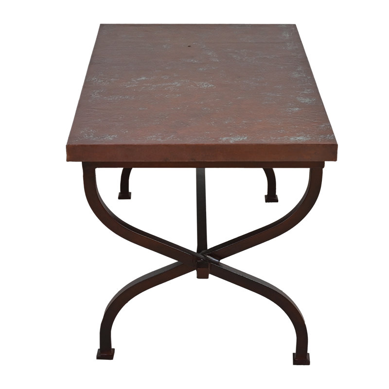 Iron & Copper Coffee Table