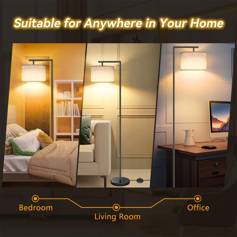 160cm LED Arched Floor Lamp