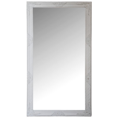 Lepore Wood Flat Wall Mirror