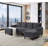 Cordory Upholstered Modular Sectional With 2 Ottomans-650184272