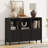 Farmhouse 6 Cube Bookshelf With 3 Doors, Wood Bookcase With Storage, Horizontal Cubby Organizer Shelf For Living Room, Office, Bedroom-265487261