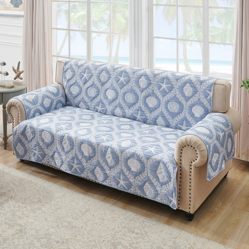 Laguna Coastal Reversible Jacquard Slipcover, Sofa