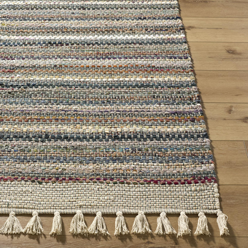 Tapis tissé à la main Everetta Global, Rectangulaire 2 pi x 3 pi