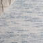 Tapis abstrait touffeté à la main en laine / coton touffeté à la main en ivoire / bleu clair Touete-618701399