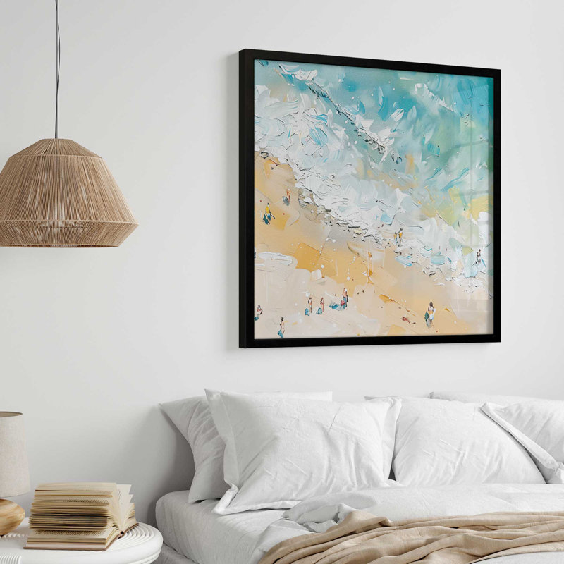 Framed On Paper Print, 12" H x 15" W x 1.25" D, Weathered Zinc