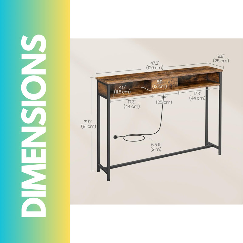 Aisen 120cm Console Table