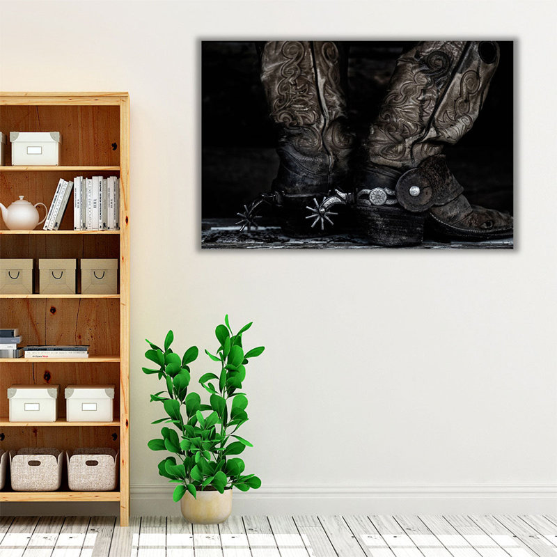 Western Porter - reproduction d'art sur toile, H 20 po x l 30 po