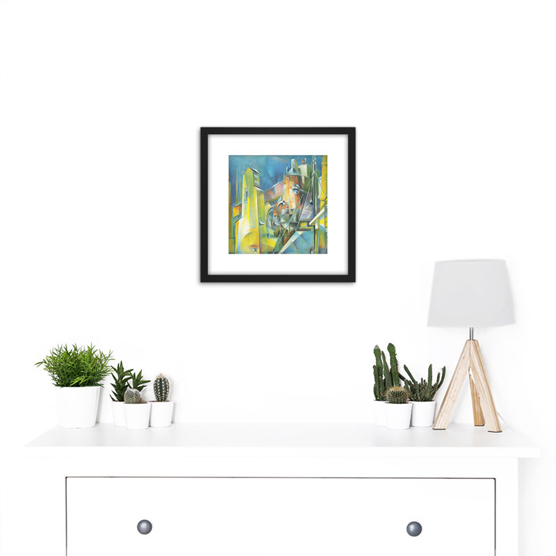 Factory Precisionist by Preston Dickinson - Single Picture Frame Painting