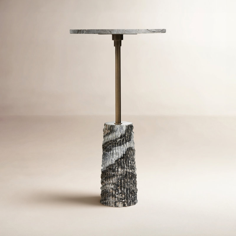 Marble Top End Table