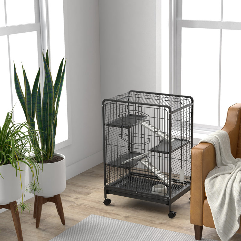 Weather Resistant Cage with Ramp