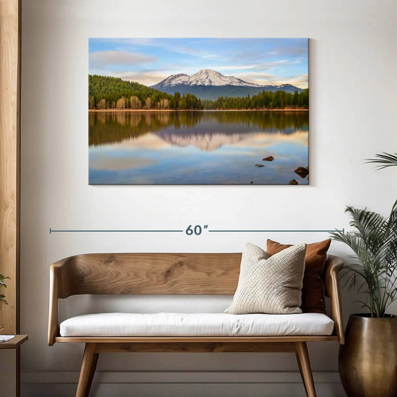 Alvord Mount Shasta Lake Reflection, 30" H x 45" W