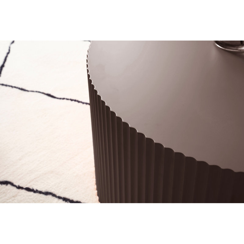 Table basse Deyli, H 14,03 po x L 35,68 po x l 35,68 po, Brun