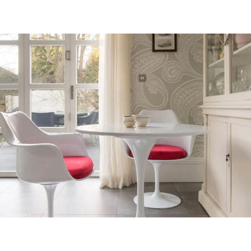 Chaise avec accoudoirs Pilut, Rouge