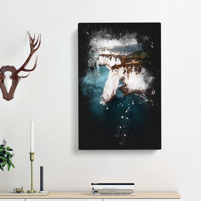 Etretat in France - Wrapped Canvas