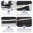 19 x 19 In Patio Furniture Cushions set of 2, Fade Resistant Outdoor Seat Cushions witj 4 pairs of Ties, Deep Seat Cushion for Seat Patio Chairs, Rattan Furniture, Wicker Seating, outdoor Adirondack Chair,Black White Stripes-123052609-123052622