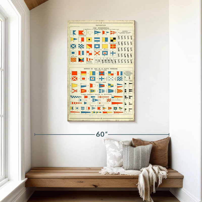 International Code Of Signals, 45" H x 30" W