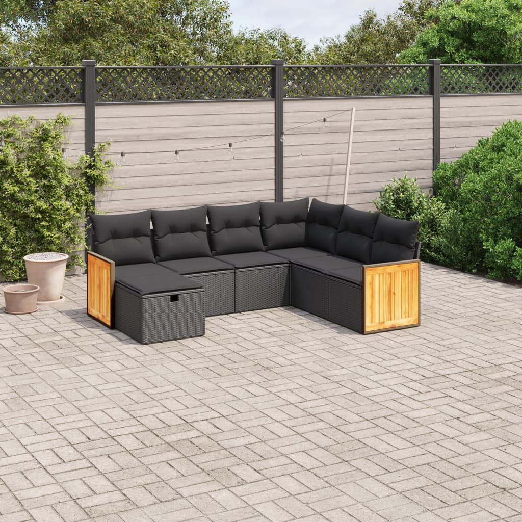 Gartensofa mit Kissen