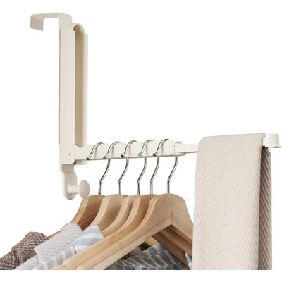 Crochet au-dessus de la porte pour porte jusqu'à 1 3/4 po Optimal 1pc, Crochet pour porte avec tringle rétractable