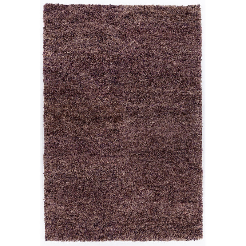 Izzie Wool Area Rug in Purple, Rectangle 7'9" x 10'6"