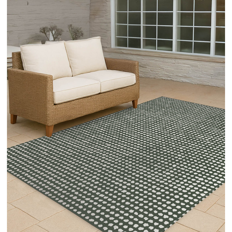 Tapis d'extérieur antidérapant Grunge Row, Rectangle 4pi x 6 pi