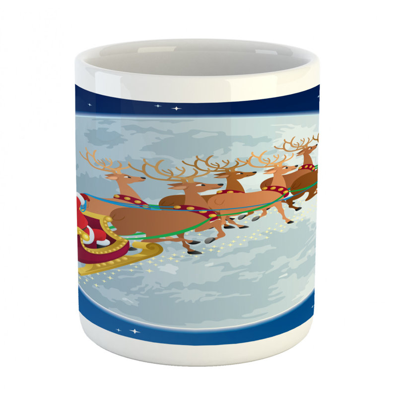 Grande tasse à café santa