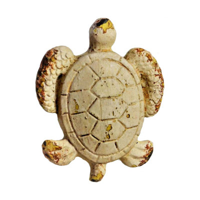 Poignée de tortue rétro - vert-de-gris blanchi