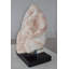 Sculpture en marbre Vishakan mère et enfant montée sur base de carrousel 12 po x 11 po x H 19 po