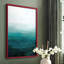 «Drifting Sea I», reproduction encadrée - bois massif-2018207323-2018207324