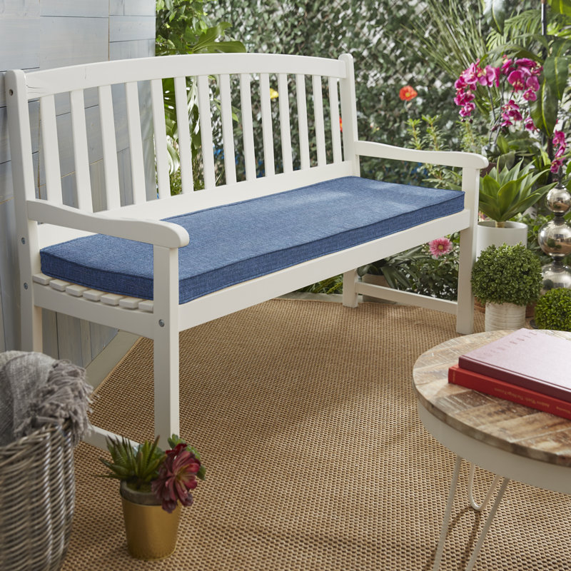 Outdoor Bench Seat Cushion, 2" H x 42" W x 20" D