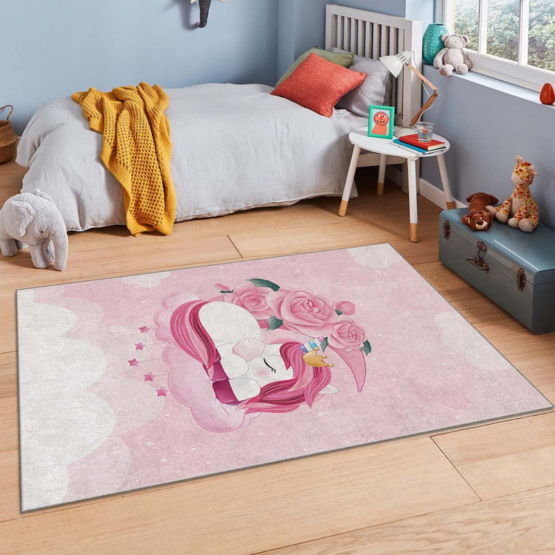 Luxurious Area Rug (2.6 x 4.6 Feet), 100% Polyester, 740 g/m² | Soft Velvet Fabric, Non-Slip Felt Dot Underside, Laminated Sponge for Comfort | Antibacterial, Machine Washable at 30°C | Elegant Home Décor