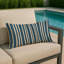 Coussin décoratif horizontal et extérieur à rayures horizontales-115065314-115065345