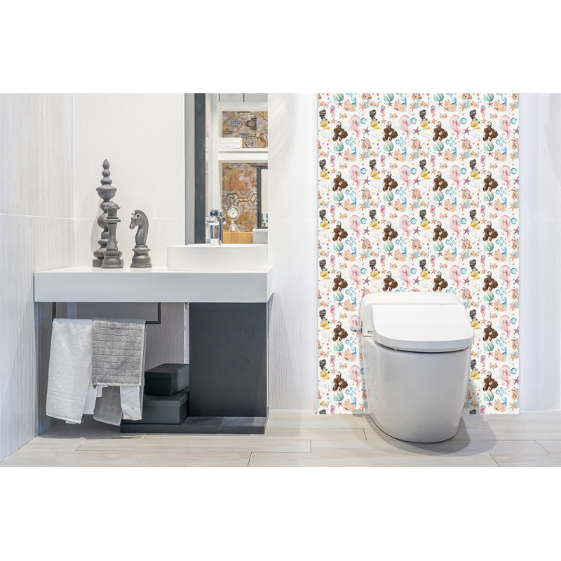 Wall Tiles Self Adhesive Vinyl Splashback Wall Stickers 39,37x19,68 Inch Sticker Tile Peel and Stick