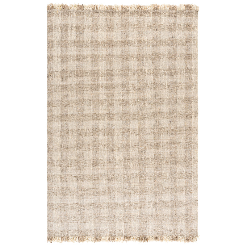 Latte de bambou tissée à la main Manhattan / ruppie maritime; Laine Tapis d'intérieur en soie Silk, Oversized 10' x 14'