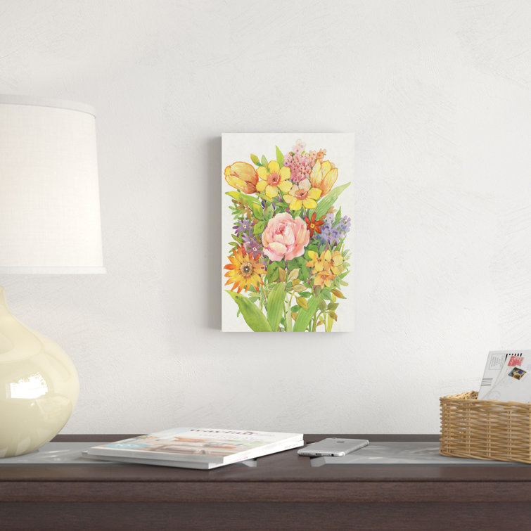 Red Barrel Studio® Floral Mix II On Canvas by Timothy O' Toole Painting ...