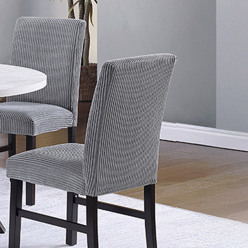 Ensemble de 2 chaises de salle à manger rembourrées modernes