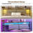 Lutske 40"H Headboard for King Size Bed with Charging Station and LED Light, Height Adjustable-664210164