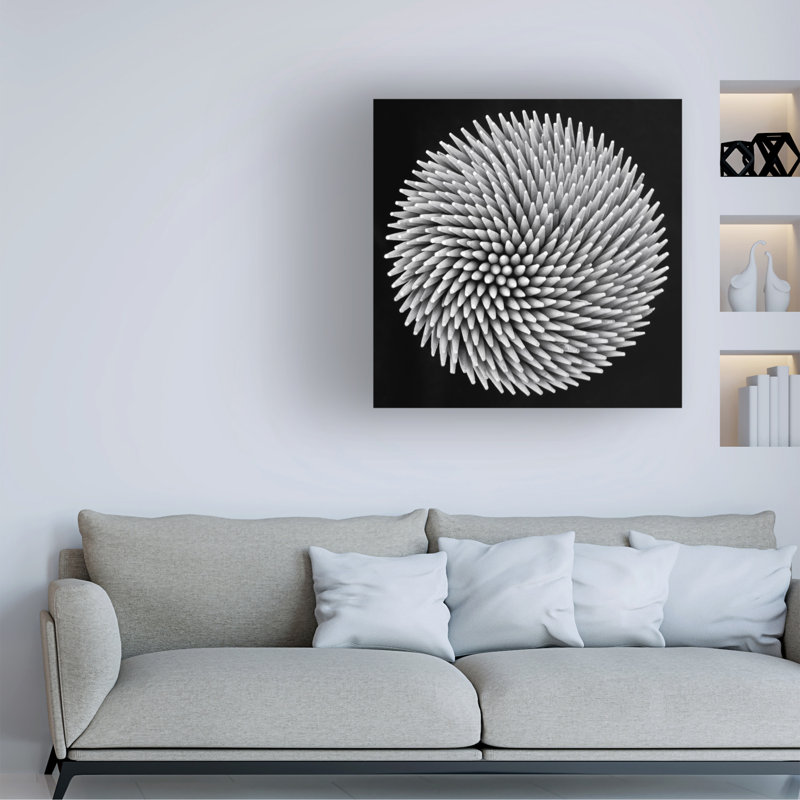 Art mural sur toile tendue - art mural «Hypnose» Giorgio Toniolo pour le salon, la chambre à coucher ou le bureau - 18 x 18