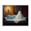Ghost on Spooky Blue Couch, estampe numérique, design par LSR Design Studio-1853195709-1853195710