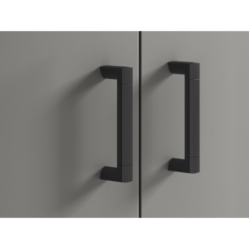 Poignée d'armoire 4½ po Seer, Noir mat