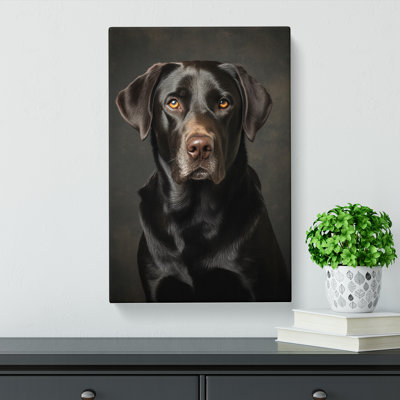 Labrador Retriever Classicism - Wrapped Canvas